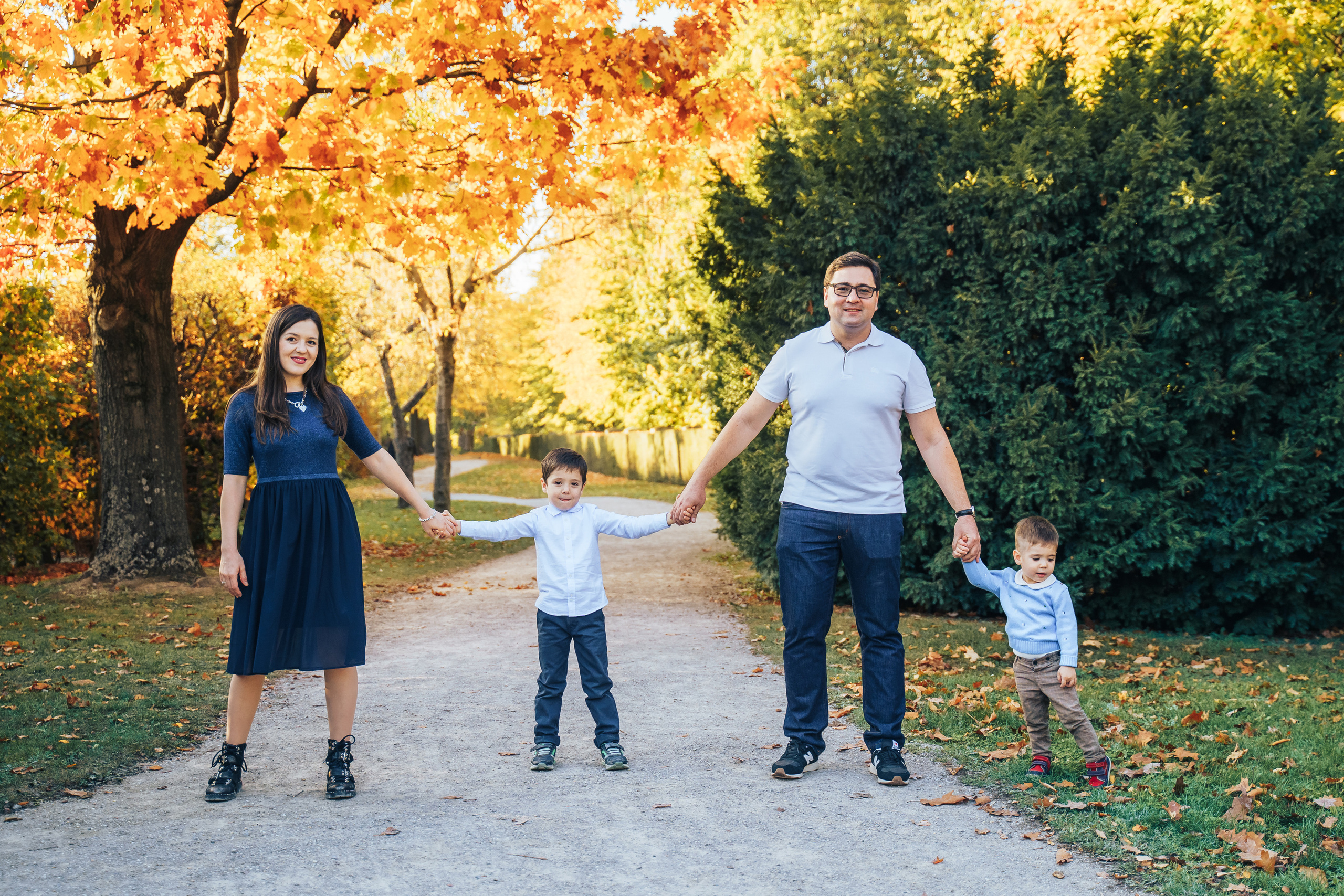 Family walking