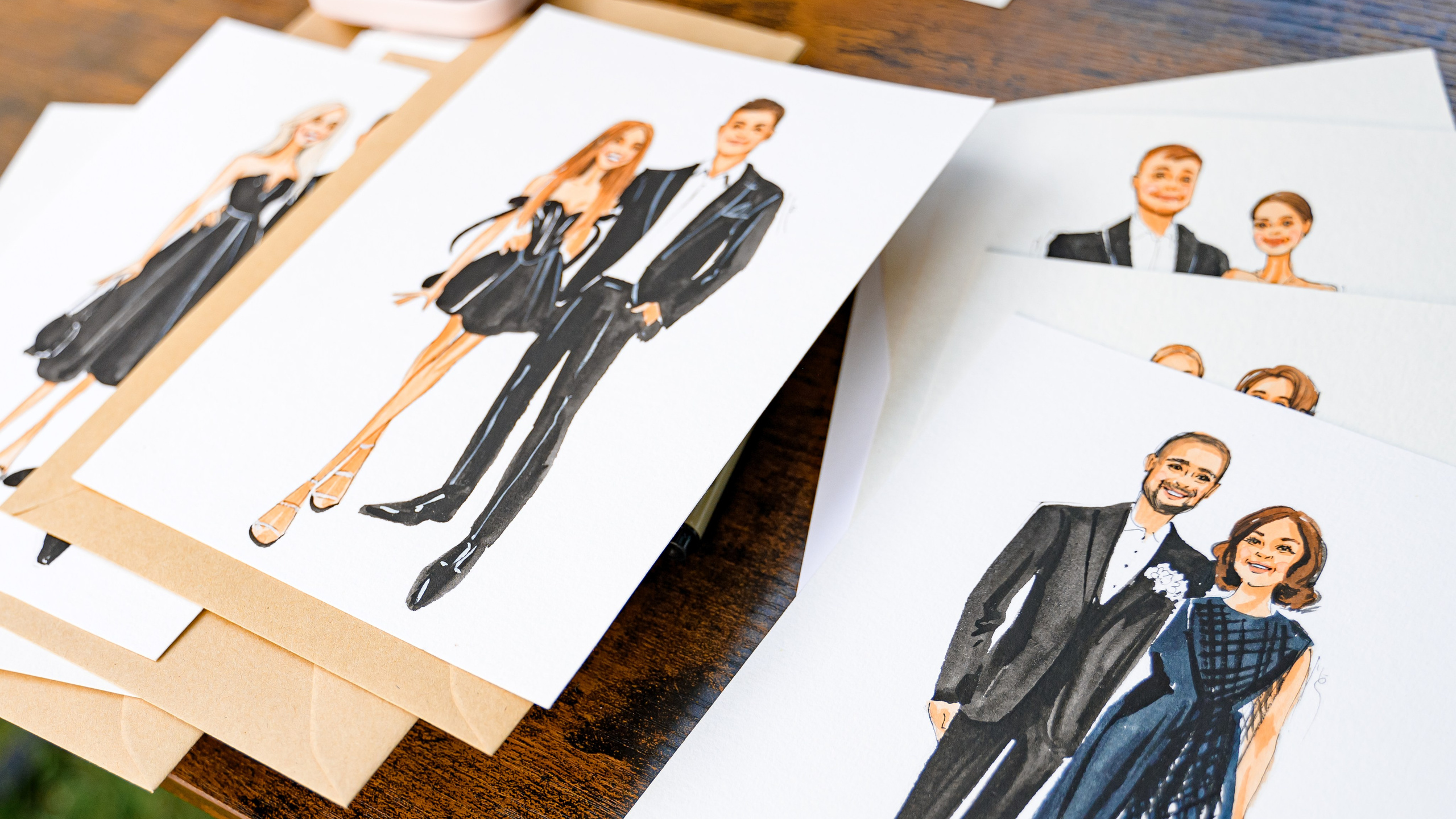 Wedding Seatings Cards. InnaIllustrator